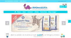 Desktop Screenshot of dinomascota.es