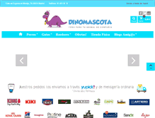Tablet Screenshot of dinomascota.es
